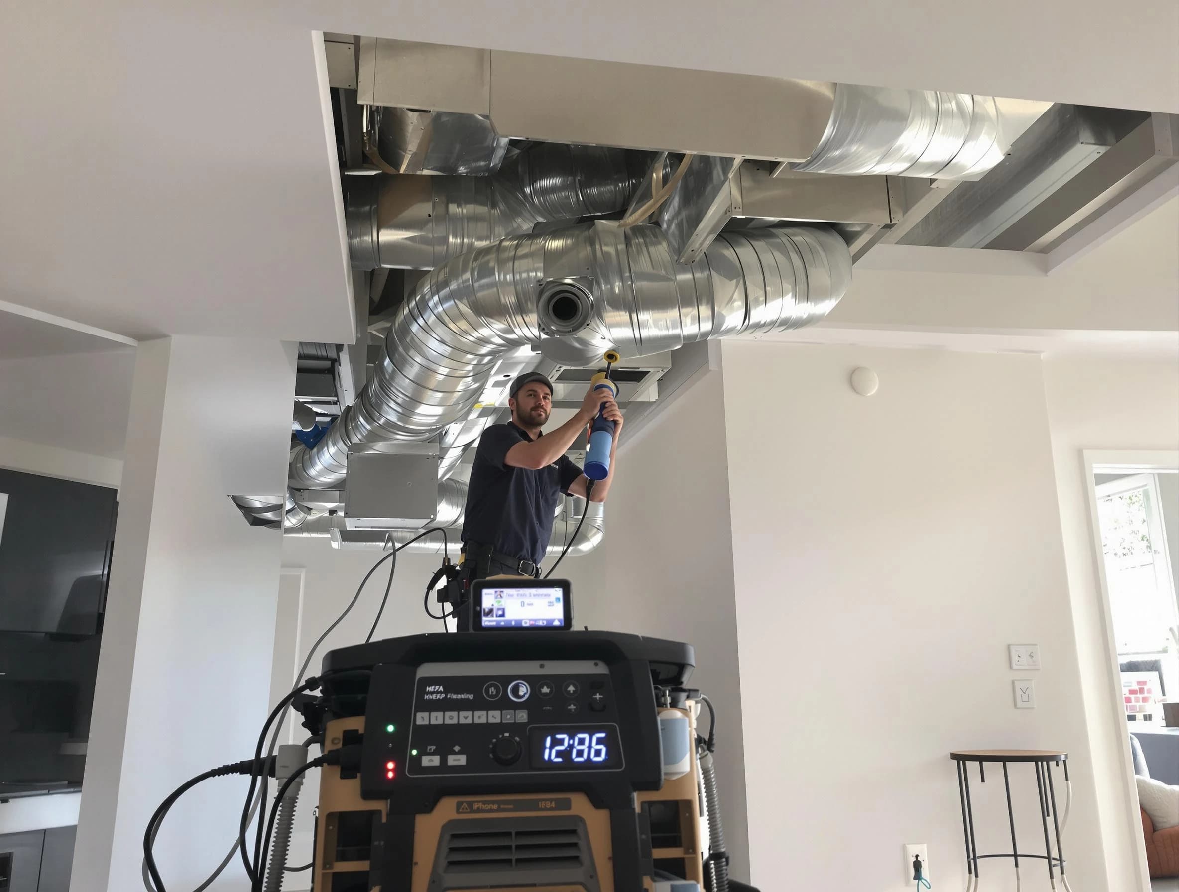 Advanced pure air duct cleaning by Meridian Air Duct Cleaning in Meridian