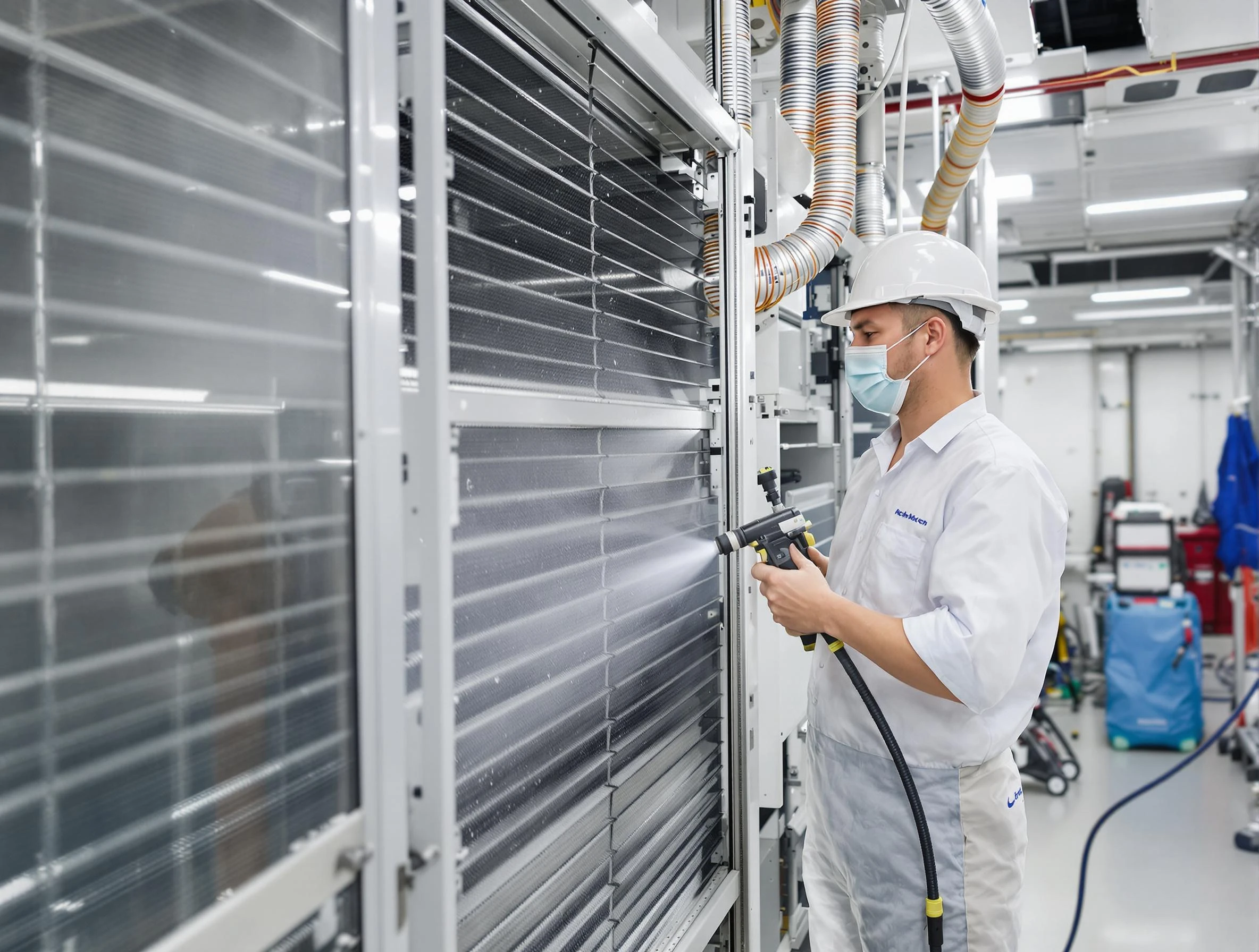 Professional AC coil cleaning by Meridian Air Duct Cleaning in Meridian