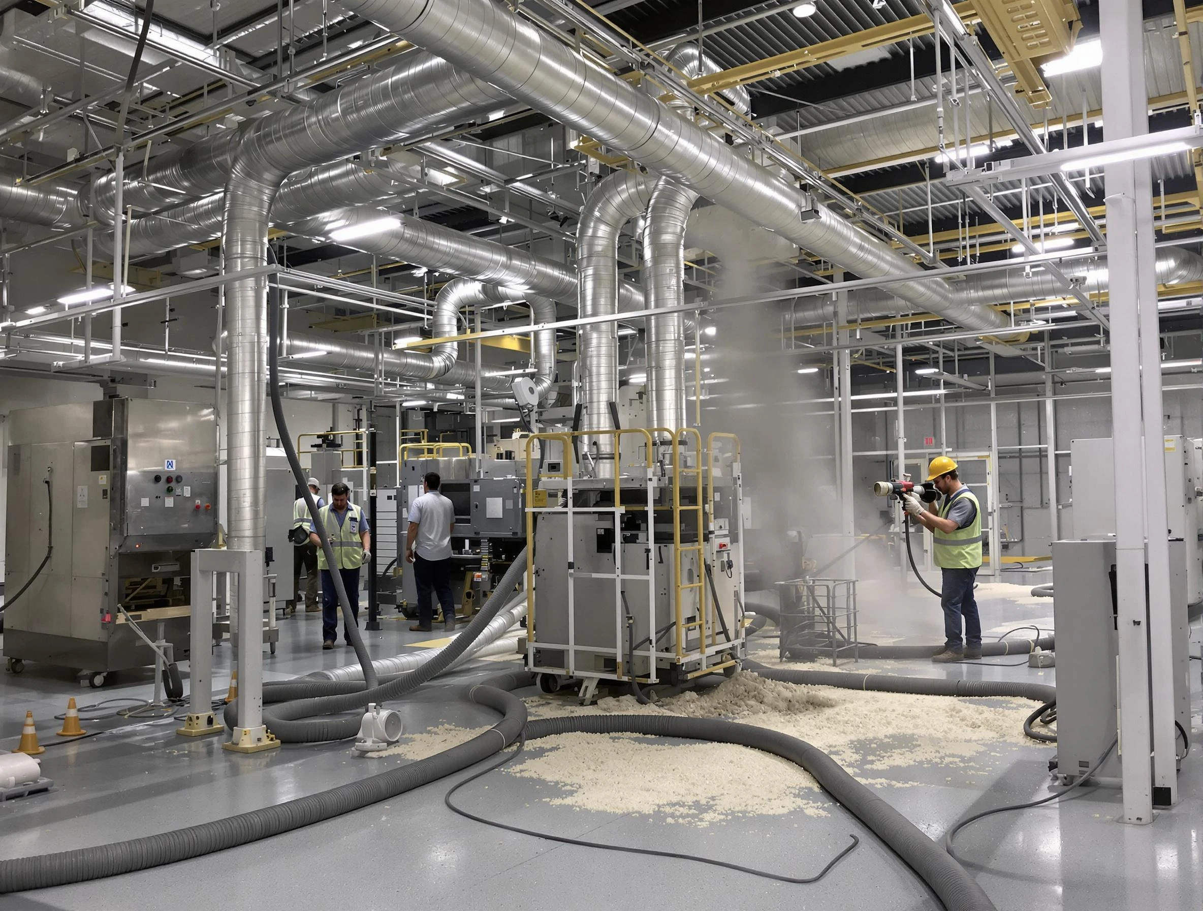 Heavy-duty industrial duct cleaning by Meridian Air Duct Cleaning in Meridian